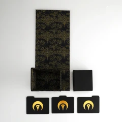 Mana Moon Deck Box - Mana Moon Emblem  (Faux Leather)